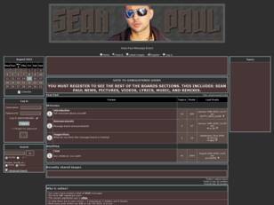 Sean Paul Message Board